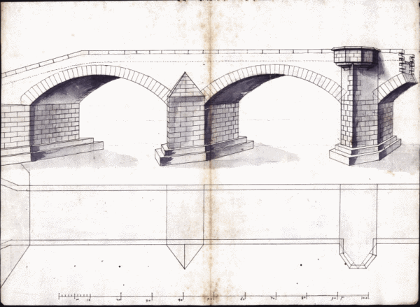 Brücke vonHeinrich Schickhardt 1622